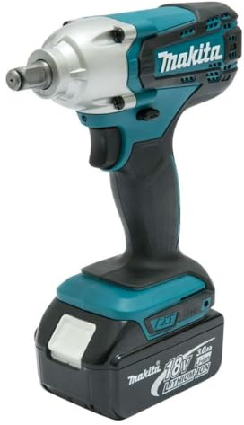 Makita Aprietatuercas de impacto 18 V 1/2 pulgadas 190 Nm (2 x 3,0 Ah) en MAKPAC DTW190RFJ