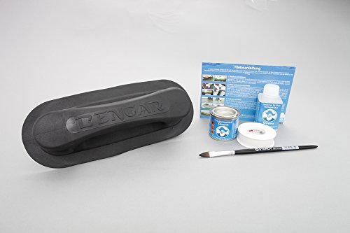 Bengar Set: Haltegriff für Schlauchboote + Kleber Kit, Tragegriff von Aqua zum kleben