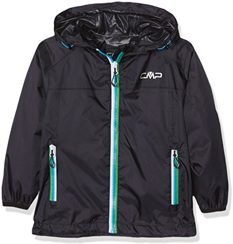 CMP - Veste enfant avec capuche anti-pluie, Anthracite, 128