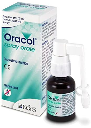Nóos - Oracol® Spray orale: attenua le irritazioni e le infiammazioni della bocca - flacone da 15 ml