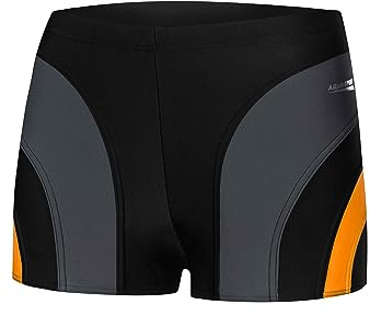 Aqua Speed Badehose für Herren | Wettkampf Schwimmhose kurz eng Jungen | Training Swimwear Men I UV Badebekleidung Junge | Kastenbadehose Männer I Boys Swimming Trunks I Badepants Sport I Training
