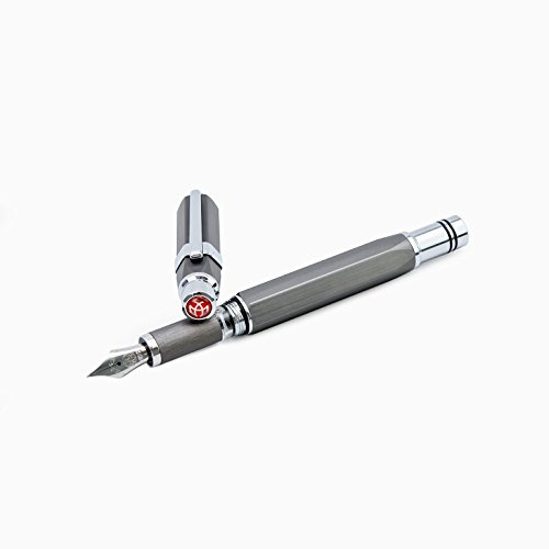 Twsbi Precision Gun Metal Fountain Pen (F (Fine))