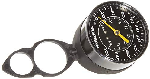 Topeak Gauge Set Blow Twin Turbo Ersatzteil für Erwachsene, Unisex, Schwarz, Einheitsgröße