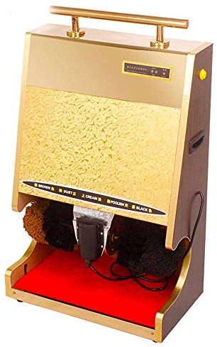 KUANDARMX Shoe Polisher Shoe Shine Machine Shoe Shine Machine Automatic Sensor Shoe Shine Machine Shoe Washing Machine Electric, B