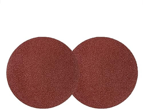 Cheeroyal Sanding Discs Pads, 125mm/5-inch，225mm/9-inch Sandpaper Set, Hook and Loop, solid, 120 Grits Assorted for Random Orbital Sander (225mm, 50)