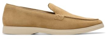 Clarks Torford Easy Mens Dark Sand Suede, 9