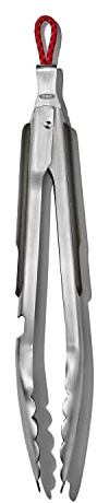 OXO Outdoor Camp Stove Tongs with Bottle Opener - 10.5 Inches
