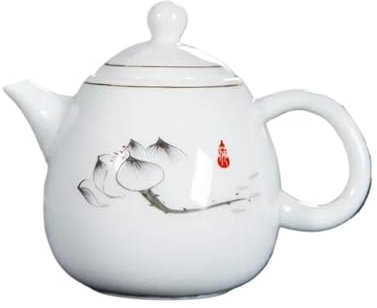 Teeservice Für Erwachsene Yixing Ton Wasserkocher Töpfe Weiße Porzellan Teekanne Emaille Farbe Teekanne Samowar Puer Teekanne Und Tasse Set Tee Brauen Wasserkocher Teekanne Teeservice Teekannen(B)