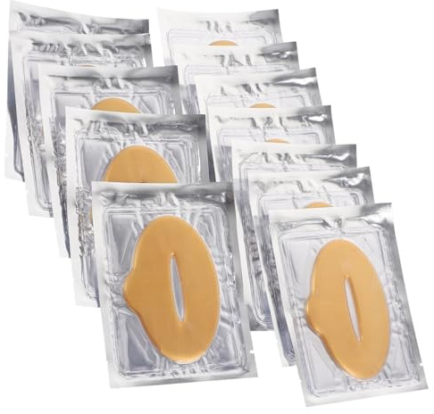 Healeved 25pezzi Maschere Per Labbra Gel Idratanti Cuscinetti Nutrienti Esfolianti Notte Protezione Naturale e Rigenerazione Labbra Per Donna Formato Portatile