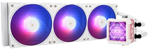 Thermalright FW PRO 360 ARGB MEW CPU AIO Cooler,IPS LCD Screen with 320 * 320 Resolution,for AM5&Intel 1700/1851,High-performance 360 Specs Water-cooled with 2.73in Removable Display
