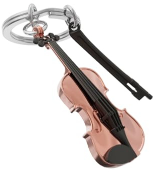 O meta[l]morphose METALMORPHOSE – Schlüsselanhänger Violine – Schlüsselanhänger Musikinstrument – originelles Geschenk für Damen und Herren, mehrfarbig, one size