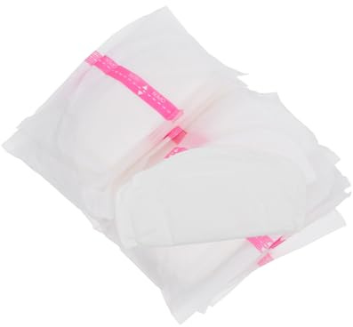 24 Pezzi Pad Allattamento Antisversamento Bianco Monouso | Tessuto Non Tessuto, Pasta di Legno, Resina Polimerica e Pe, Leggero, per Seno, Confezione da 24