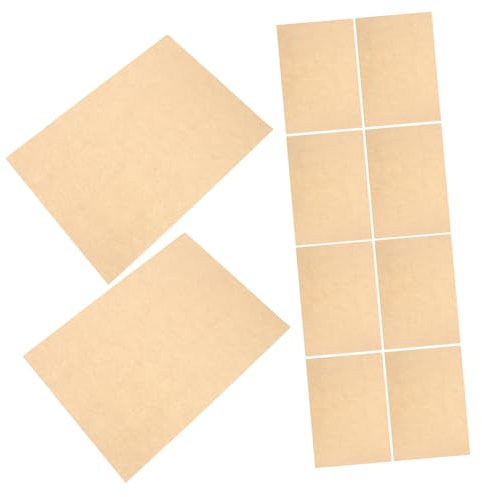 WEKADRIN 50 Sheets Light Brown A4 Parchment Paper for Certificates and Diplomas Retro Craft Paper 90g Weight for Writing and Art Projects