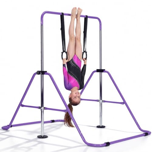 BLOMZA Gymnastics Bars Training Kip Bar Gymnastics Equipment Adjustable Height Horizontal Bar
