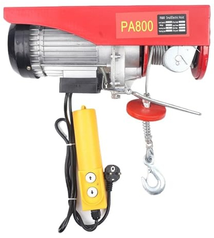 Verricello elettrico Durevole dell'elevatore della gru 220V 1450W degli strumenti di sollevamento dell'argano dell'impalcatura corda elettrica 400-800KG Argani elettrici