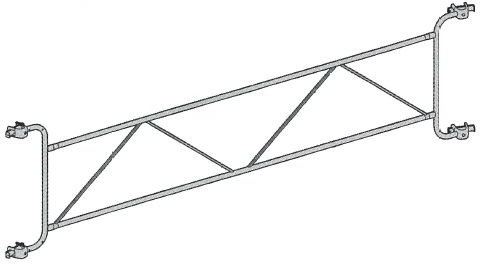 GARDE CORPS ALTRAD GALVANISÉ LONGUEUR 3M VITO 49 - J00072