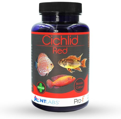 NT Labs Pro-f Cichlid Red American Species Fish Food Granules (95g)