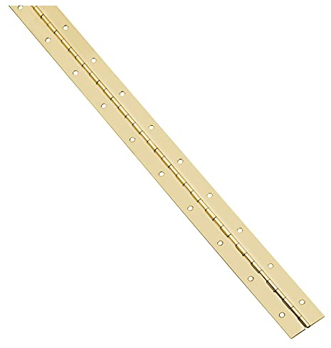 National Hardware N148-205 Continuous Hinge, Brass, 1-1/16 x 30