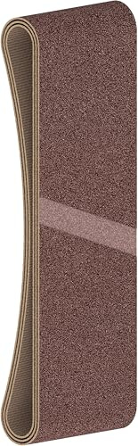 Bosch 3x Bande abrasive PRO X440 pour ponceuses | pour Peinture sur bois, Bois dur, mm Grain 80, Professional Accessoire Bande abrasive