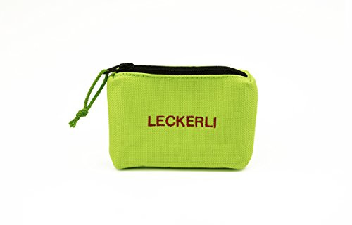 ANDREAS WIPPER Mit Wunschname möglich. Leckerlibörse, Futterbeutel, Leckerlibeutel, Futtertasche für Hunde, Leckerlitasche Pocket Green Edition