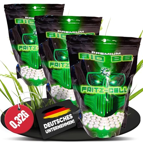 Fritz-Cell Softair BBS Bio Premium 6 mm 0,32 g – 3 x 3125 Stück