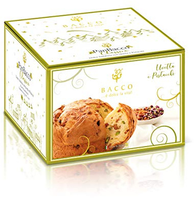 Bacco PanBacco Classico Dolce Natalizio con Uvetta e Pistacchi 750 g