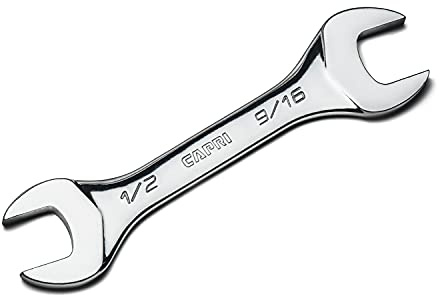 Capri Tools 1/2 in. x 9/16 in. Slim Mini Open End Wrench, SAE