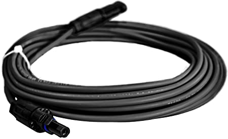 Solarkabel Verlängerungskabel 4mm² mit Solarsteckern schwarz 50m