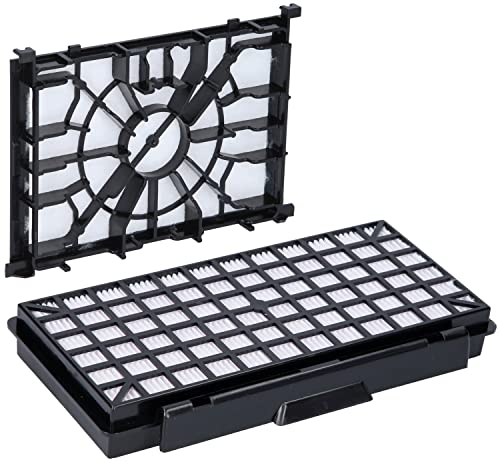 McFilter I 1x HEPA-Filter + 1x Motorschutzfilter geeignet für Q5.0 Siemens VSQ5X1230 VSQ5X12M1 VSQ8M1 extreme SilencePower Bodenstaubsauger Ersatzfilter Staubsaugerbeutel