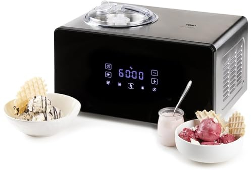Domo DO9252I máquina para helados Compresor de helados 1,5 L Negro