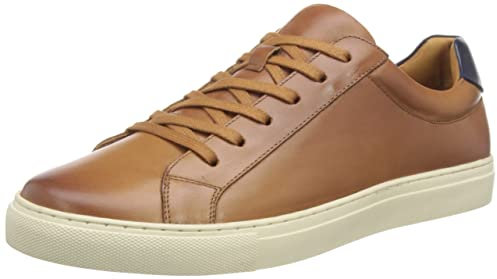 Hush Puppies Men's Colton Cupsole Trainers, Tan, 12