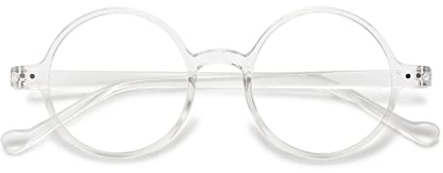 VEVESMUNDO Anti Blaulicht Lesebrille Damen Herren Runde Retro Groß Kunststoff Blaulichtfilter Lesehilf Sehhilfe Brille +1.0,+1.5,+2.0,+2.5,+3.0,+3.5,+4.0