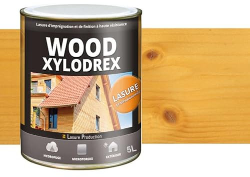 LASURE PROFESSIONNELLE : WOOD XYLODREX-Sapin Résineux-Bidon de 5 l