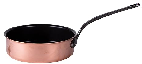 Baumalu - Padella in rame 24 cm con coperchio