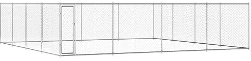 BaraSh Outdoor-Hundezwinger Dog House Outdoor Pet Comfort Katzengehege Hundeauslauf DraußEn Tiergehege Verzinkter Stahl 760x760x185 cm