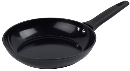 Russell Hobbs RH03254EU7 Verde Thermocollar - Padella antiaderente in ceramica sana, senza PFA, corpo in alluminio riciclato, padella per cottura a induzione, per omelette, con indicatore di