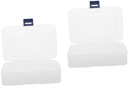 HOMSFOU 2 Stück Box Sägeblatt Aufbewahrungsbox Aufbewahrungsbehälter Sägeblatt Organizer Teile Organizer Tragbarer Sägeblatt Koffer Fach Sägeblatt Koffer Kunststoff Organizer
