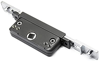 Crepundia Einsteckschloss,Rohrrahmenschloss Unterbrochene Brücke Aluminiumlegierung Flügel Fenster Türfenster-Hardware-Schließkörper-Körper 15-13 16 18 20 Einweg-Getriebe-Schließkasten(15X16mm)