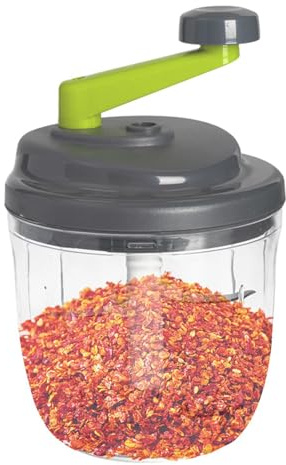 Tritatutto manuale - Tritatutto manuale per alimenti | Tritatutto alimentare con manovella per cipolle con contenitore, tagliaverdure da cucina, tritacarne, tritacarne verdure, tritacarne frutta