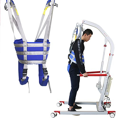 Patient Lift Sling with Special Spreaders Adjustable Height Device for Moving Assist Hoist Gait Belt Harness for People with Reduced Mobility Size L (M)