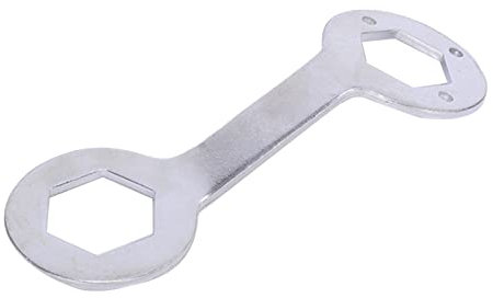 Tbest Altre chiavi inglesi, lavaggio bulloni di raffreddamento 5 mm di spessore cromo lega di vanadio acciaio ad alta resistenza lavaggio disassembly blocco nero (SILVER)