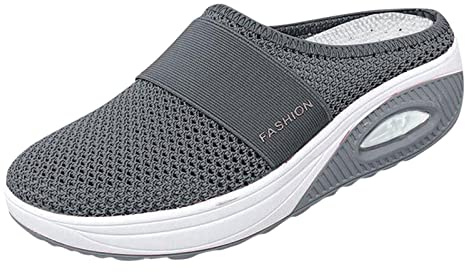Générique Femmes Homme Confortable Chaussures de Randonnée Orthopédiques pour Diabétiques Pantoufles