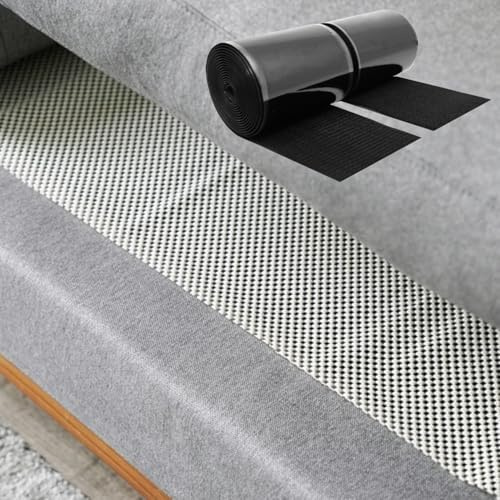 ECOHomes Bundle - Futon Standard Couch Grip Pad + 4 by 10 FT Couch Cushion Grip Tape