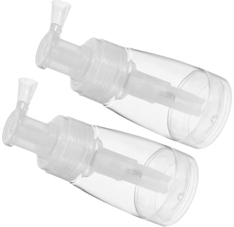 SHERCHPRY 2 Stück Transparente Sprühflasche für Nachfüllbare Pulver Sprühflasche für Friseure Gleichmäßiger Sprühnebel Leicht zu Reinigen für Haarpuder und Friseursalon