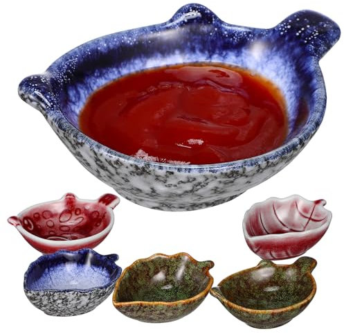 Holibanna 6 Pezzi Ciotolper Dipping e Snack Design per Salse e Condimenti per Feste e Decorazioni