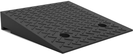 KXWOQ3ED Rampa di Marciapiede in Gomma, Rampa Carrabile Portatile, Rampe Soglia Resistente per Banchina di Carico Auto Carrozzine Moto Scooter(Height 14cm/5.5inch)