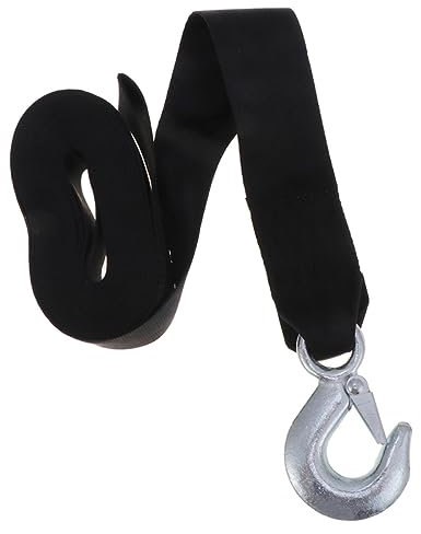 BESTYASH Sangle De Treuil De Remorque Marin avec Crochet Compatible pour Chargement Bateau Et Remorque Résistante Corrosion Et Aux Intempéries