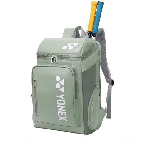YONEX BA1408 Backpack, Quality Large Capacity Bag, Multi-Compartments for Tennis and Badminton, Sperate Shoe Compartment.