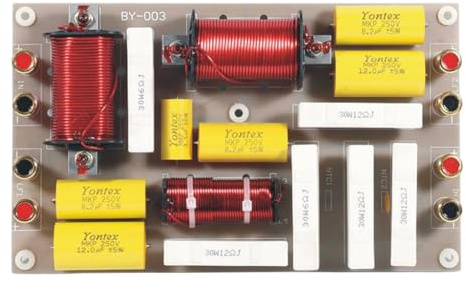 XAGMODSHN Altavoces de escenario profesionales de 800 W, divisor de frecuencia de 3/2 vías para sistemas de música de alto rendimiento, cine en casa