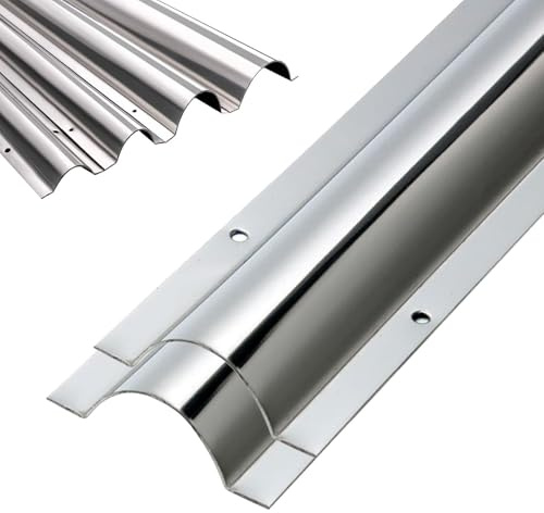 calpestabile passacavi Canalina Passacavi In ​​acciaio Inox Verniciabile, Kit Di Occultamento Cavi, Canale Di Copertura Cavi, Metallo Per Proteggere I Cavi(2 PCS,Outer width 60mm)